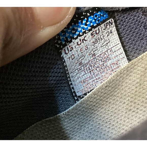 Hoka Speedgoat 6 Womens Sz 7 B Nautical Dusk Sea Ice Hiking Trail Running Shoes - Picture 7 of 10